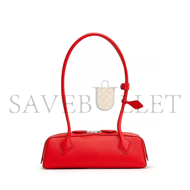 ALAÏA SMALL LE TECKEL SHOULDER BAG IN LEATHER (27*9*8cm) 